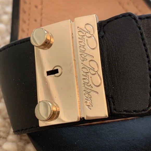 Navy Brooks Brothers Ankle Strap Sandals - Picture 3 of 8